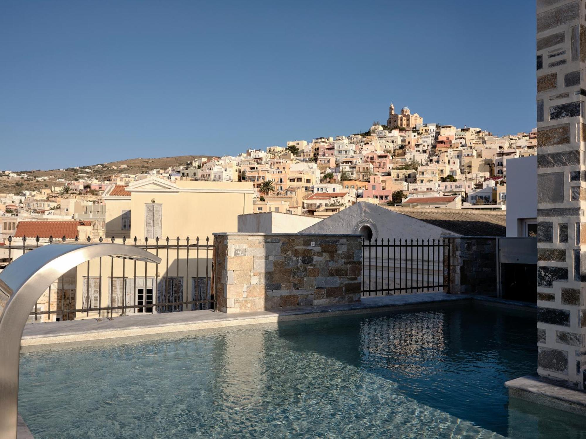 Argini Syros Otel Ermoupoli Dış mekan fotoğraf