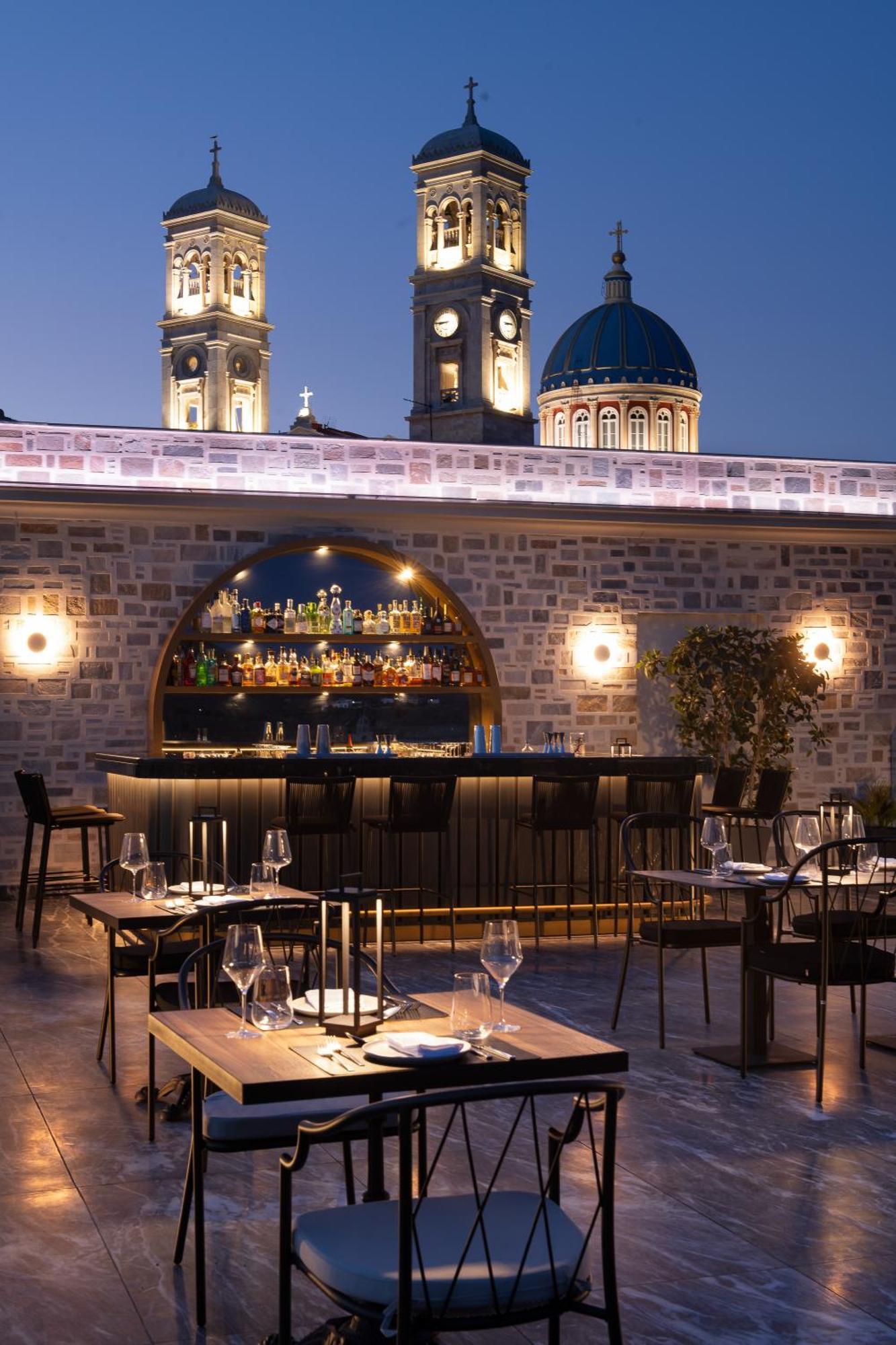 Argini Syros Otel Ermoupoli Dış mekan fotoğraf